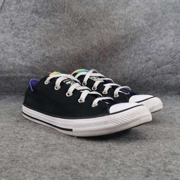 Converse Shoes Girls 3 Sneakers Chuck Taylor All Star Multi Tongue Casual Active - Picture 1 of 16